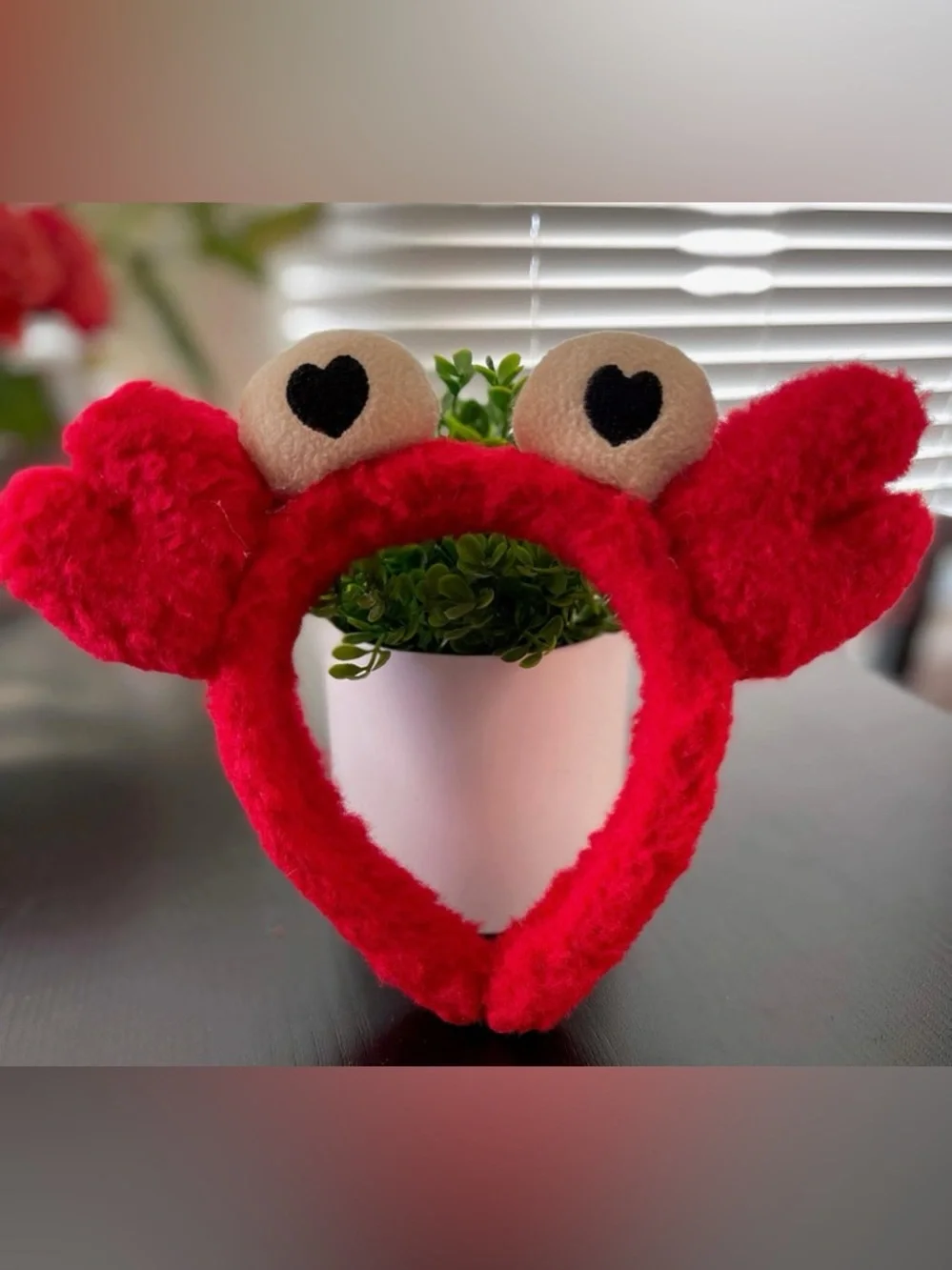Plush Spa Crab Headband